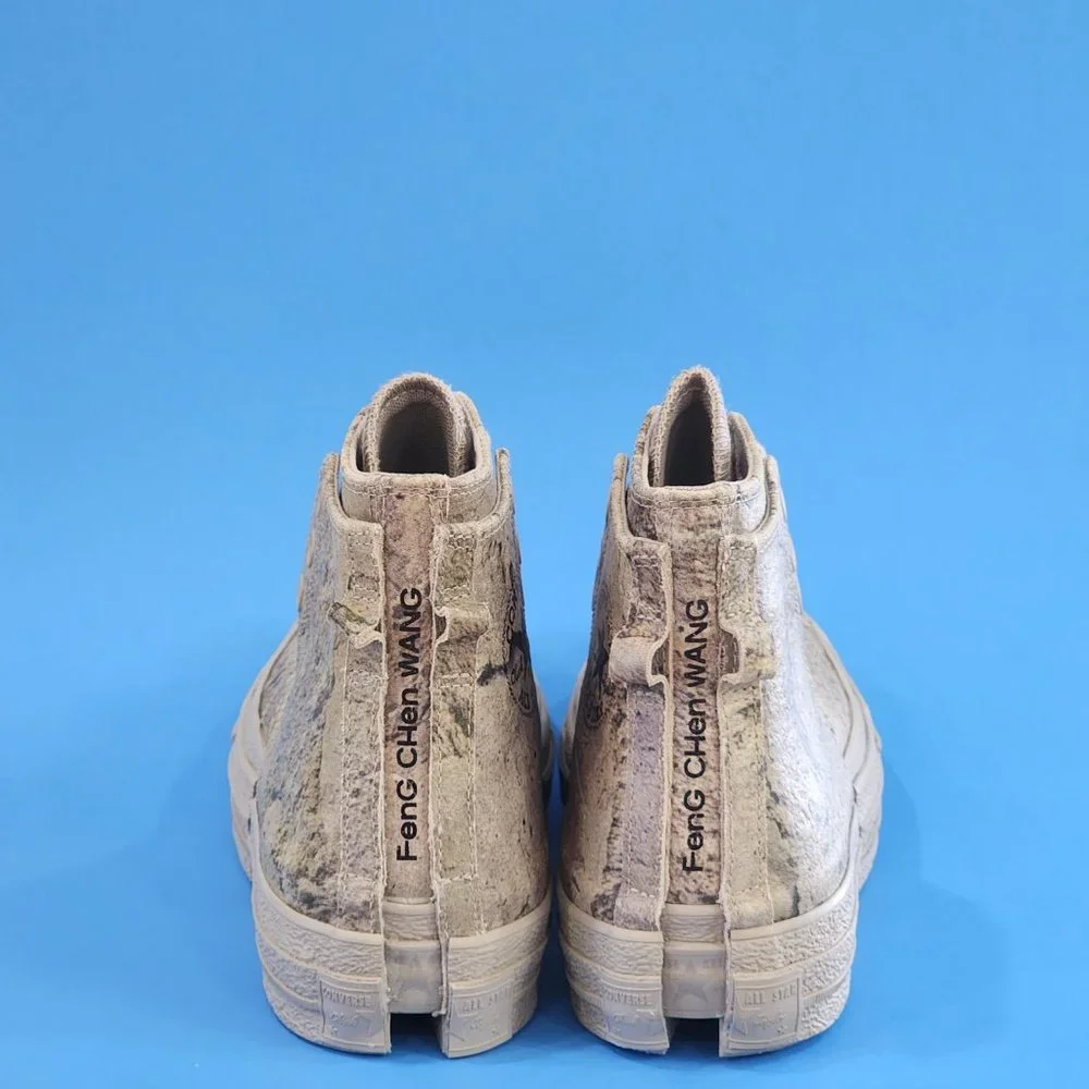Converse x Feng Chen Wang Chuck 70 Hi 2-in-1 Concrete Gray Sneakers 171838C NWT - Picture 5 of 6